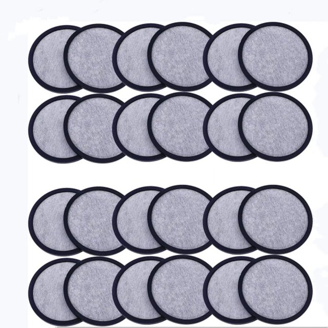 Jinsinto 24-Pack Replacement Charcoal Water Filter Discs for Mr. Coffee Brewers Coffee Machines