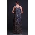 thumbnail image 2 of Bimba Bleu Marine Foncé2 Fruits Branche & Baies Rouges Chemises de Nuit pour Femmes Rayonne Imprimée Bretelles Spaghetti Lingerie de Nuit pour Femmes XXX-Large, 2 of 5