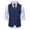 Blue, variant on Pisexur Mens Vintage Suit Vest Tailored Collar V-Neck Single-Breasted Sleeveless Dress Waistcoat for Wedding Formal Prom