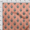 thumbnail image 2 of oneOone Cotton Poplin Fabric Leaves & Floral Block Fabric Prints By Yard 56 Inch Wide, 2 of 4