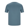 thumbnail image 3 of Chandails à Col Rond Coupe Classique pour Hommes, Coupe Décontractée, T-Shirts d'Entraînement d'Été, Hauts de Sport Décontractés d'Été, 3 of 6