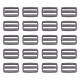 thumbnail image 1 of Unique Bargains Gray Tri-Glide Slide Buckles Webbing Strap Fastener (100 Pack), 1 of 5
