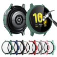 thumbnail image 1 of 2 Pack Glass+Case Compatible with Samsung Galaxy watch Active 2 40mm 44mm All-Around cover bumper+Screen Protector Galaxy watch active 2 (Ultra-Thin, Anti-Scratch), 1 of 6
