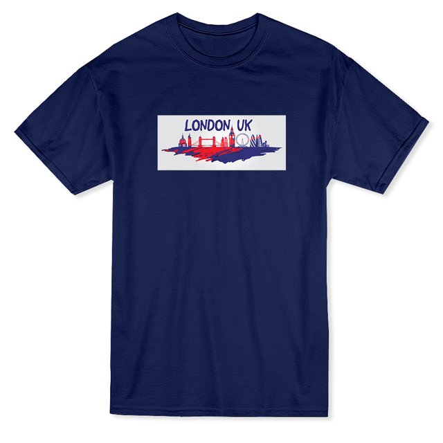 London City Skyline Design Men's T-shirt