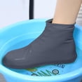 thumbnail image 1 of Birdeem Waterproof Shoe Covers Slip Resistant, Reusable Outdoor Rain Boot Protectors with Silicone Grip, Thickened Design for All Weather Activities, Size L, 1 of 9
