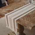 thumbnail image 1 of Kcavykas Home Decor,Bedding,Covers,Towel,Curtain,Rustic Boho Table Runner Tablecloth with Fringe for Kitchen Home And Meal Wedding Decor, 1 of 7