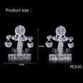 thumbnail image 3 of 3D Crystal Puzzle Jig-saw Clear Twelve 12 Constellation Astrolog Flash LED Light, 3 of 3