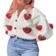 thumbnail image 2 of Cardigan en Tricot à Manches Longues à Col en V pour Femmes, 2 of 9