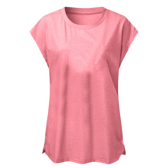 Mode Décontractée Solide Col Rond Manches Courtes T-shirt Pull Tops;Halloween;Christmas;Work;Daliy;Casual;Dating;Birthday