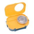 thumbnail image 4 of Boîte à Bento, Compartiment en Acier Inoxydable 1450ml Bento Boîte à Lunch Double Couche Lunch Container, Fuite de Préparation de Repas Conteneur de Stockage de Nourriture pour Manger au Restaurant, Travail, Pique-Nique, École, 4 of 8