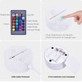 thumbnail image 3 of Weetoo 3D Kids Night Light, Paw Patrol Lamp,16 Colours Changing LED Night Light with Remote & Smart Touch for Children's Room Decor, Birthdays, 3 of 5