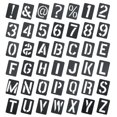 thumbnail image 4 of MesaSe 42pcs Alphabet Letter Stencil Spray Templates for Home Shop, 4 of 8