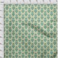 thumbnail image 4 of oneOone Velvet Light Olive Green Fabric Mandala Sewing Craft Projects Fabric Prints By Yard 58 Inch Wide, 4 of 5