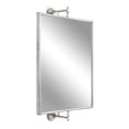 thumbnail image 1 of Kate and Laurel Darbridge Rectangle Pivot Mirror, Silver 20x31, 1 of 11