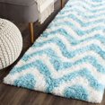 thumbnail image 1 of Safavieh Barcelona Carmella Zigzag Stripes Shag Area Rug, 1 of 7