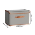 thumbnail image 3 of PRETXORVE Thickened and Large Capacity Zippered Non-woven Home Storage for Convenient Organization Of Quilts, 3 of 9