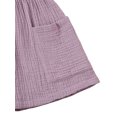 thumbnail image 4 of Gupgi Girls  Fly Sleeve Dress Solid Color Round Collar Single-breasted Dresses, 4 of 9