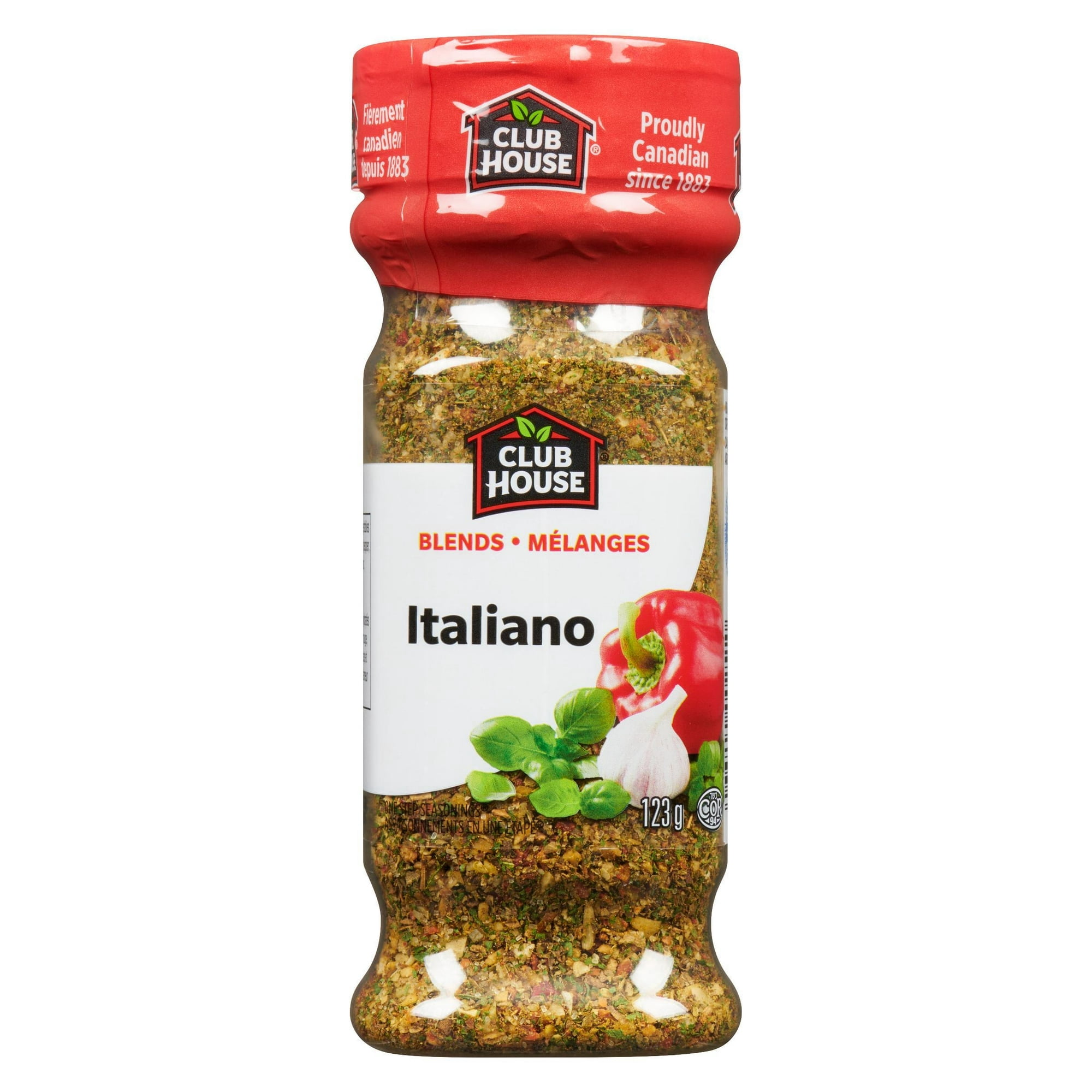 Club House, Quality Natural Herbs & Spices, Signature Blend, Italiano, 123g