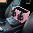 thumbnail image 1 of Gifts Dianli Car Interior Organizer Armrest Box Multifunctional Storage Tissue Holder Cup Rack Center Console Storage Organizer Portable Tray for Car Interior Accessories Car Organizer, 1 of 3