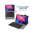 thumbnail image 3 of Étui Clavier Sans Fil pour Tablette Lenovo Tab M10 Plus 3e Génération 10,6 Pouces 2022, Couverture à Support Intelligent, 3 of 7