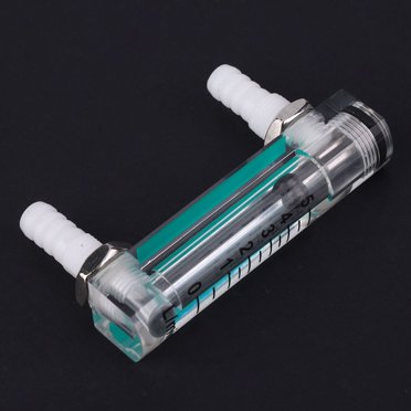 Compteur de Gaz Noir à Flotteur 7 X 4 X 1,5 cm, Débitmètre de Gaz, pour Mesurer le Gaz de Haut-Fourneau 1-5 Lpm 0-60 Degrés Celsius Inférieur Ou Égal à 0,6 MPa