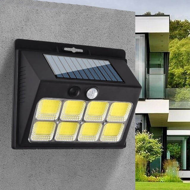 Dvkptbk Solar Outdoor Lights Motion Sensor Solar Powered Lights 3 Modes Wall Security Lights for Fence Yard Garden Patio Front Door Solar Light Lighting & Ceiling