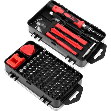 Magnetic Screwdriver Set, 116-in-1 Precision Tool Kit, Chrome Vanadium Steel Bits Over HRC65° Hardness, Versatile Repair Tools For Electronic Devices, Ergonomic Design, Compact