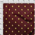thumbnail image 2 of oneOone Cotton Cambric Fabric Abstract Ikat Print Fabric By The Yard 56 Inch Wide, 2 of 4