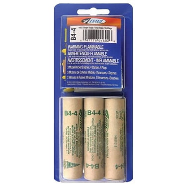 Estes Moteurs Fusée B4-4 (3 pk) (EST1602-S8)