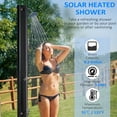 thumbnail image 4 of Outsunny Douche Extérieure de 7 Pi Chauffée à l'Énergie Solaire pour Cour et Piscine, 4 of 10