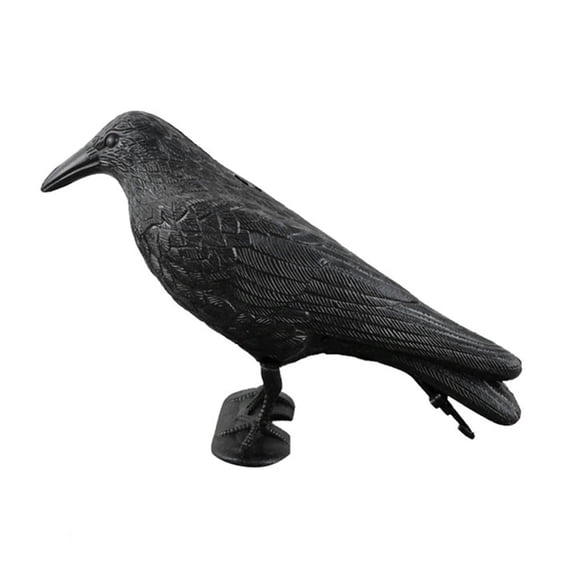 Simulation Corbeau Noir Leurre Tir Chasse Leurre Plastique Paysage Décoration de Jardin Fournitures Ménagères