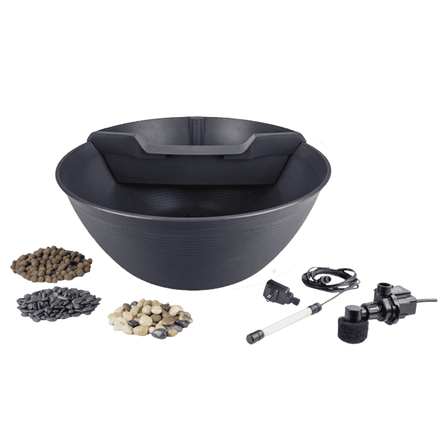 AQUAGARDEN MINI POND KIT - STEEL GRAY
