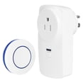 thumbnail image 2 of Durable Wireless Socket, Stable Convenient Remote Control Outlet, For Home Appliance Office Blue Remote Control US Plug 250V, 2 of 8