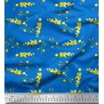 thumbnail image 1 of Soimoi Poly Georgette Fabric Flower Watercolor Printed Fabric 1 Yard 42 Inch Wide, 1 of 3