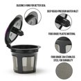 thumbnail image 3 of Yeacher Coffee Capsules Cup Refillable Reusable Coffee Filters Capsule Pods Integrated Design Stainless Steel Mesh, 3 of 8