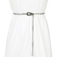 thumbnail image 5 of Unique Bargains Women's Rhinestone Sparkle Chain Plus Size Waist Belt, 5 of 5
