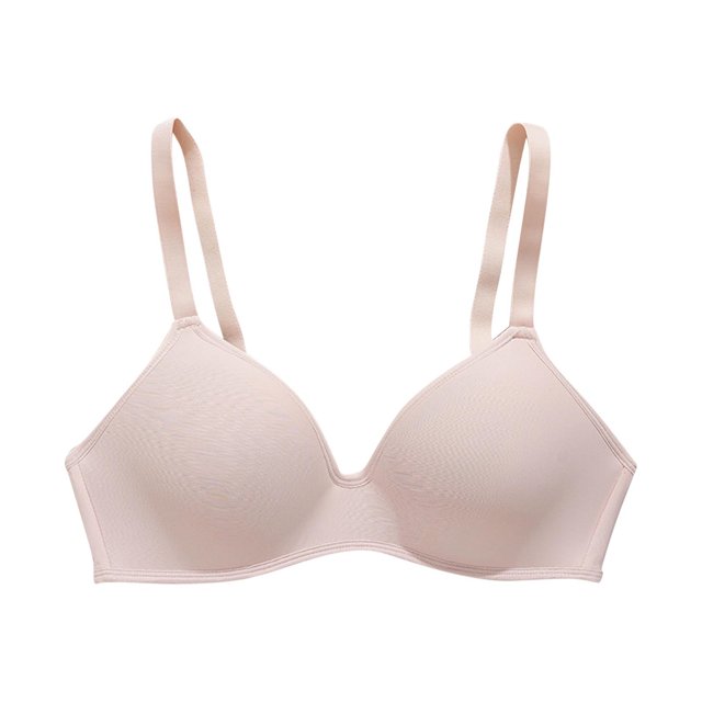 Soutien-gorge Camisole Sans Fil pour Femmes, Soutien-Gorge Convertible avec Encolure en V, Style Balconnet W-452 Roses 44C