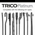 thumbnail image 3 of TRICO Noir 25-2018 Balais d'Essuie-glace de Poutre Haut de Gamme - 20 Pouces+ 18 Pouces, Lot de 2, 3 of 5