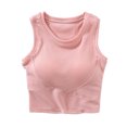 thumbnail image 1 of SwiftWear Womens U Back Sports Shaping Bras Padded High Neck Crop Workout Cotton Tank Tops, 1 of 7
