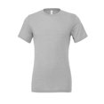 thumbnail image 1 of Bella T-Shirt Unisexe en Canevas à Col Ras du Cou, Manches Courtes, Mélange, m, 1 of 3