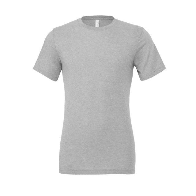 Bella T-Shirt Unisexe en Canevas à Col Ras du Cou, Manches Courtes, Mélange, m