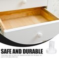thumbnail image 3 of Miangastore 100 Pcs Pare-Chocs d'Armoire Ronds Transparents pour Meubles Réduction du Bruit, 3 of 8