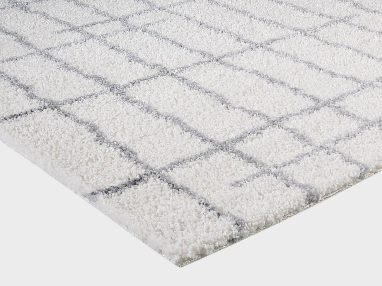 Tapis tissé crème et gris Zafra