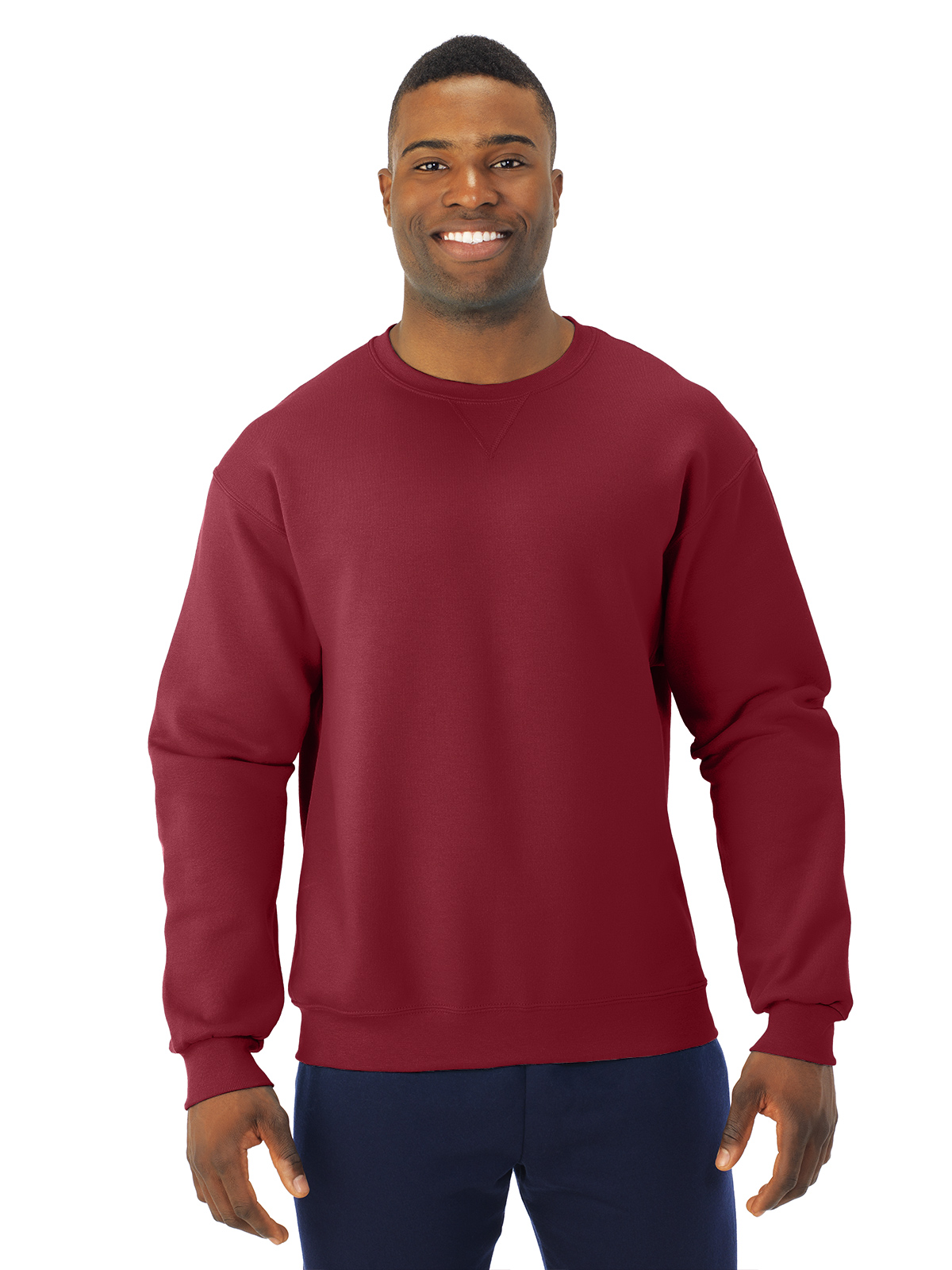 Fruit Of The Loom Adult Sofspun Sweatshirt, S, Cardinal