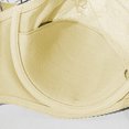 thumbnail image 3 of VEKDONE Woman's Embroidery Thin Style Ventilate Large Size Bra Steel Rim Yellow 48/110G, 3 of 4
