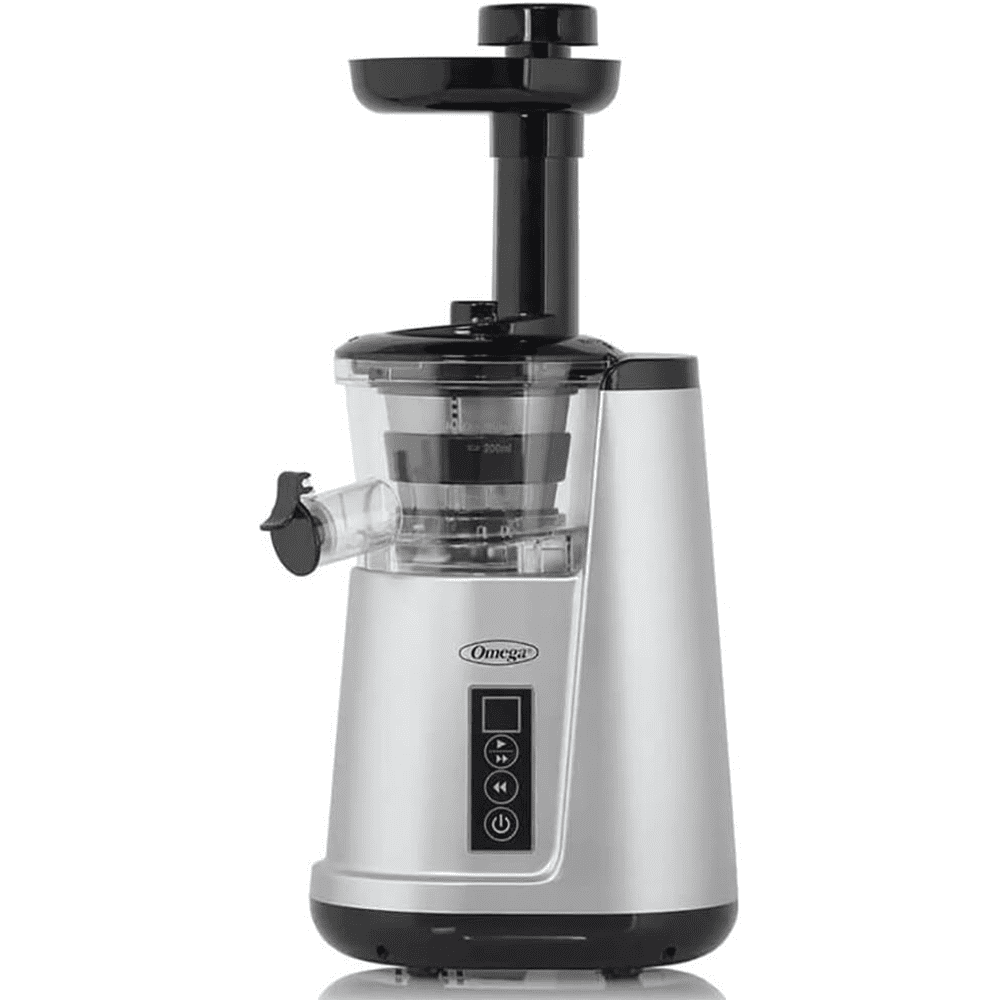 (Manufacturer Refurbished) Omega JC3000SV13 Vertical Masticating Juicer - Silver