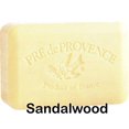 thumbnail image 2 of Case of 12 Pre de Provence SANDALWOOD Fragrance 250 gram shea butter extra large soap bars, 2 of 2