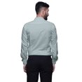 thumbnail image 4 of BESTMAN Chemise en Coton Imprimée avec Poches Col Évasé Boutonnée Chemise Formelle, 4 of 5