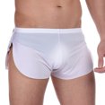 thumbnail image 1 of EOYWHK 3 inch Boxer Shorts for Men Side Split Brief Round Hem Seamless Side Split Silky Lounge Shorts, 1 of 5