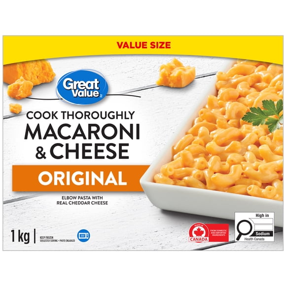 Great Value Original Macaroni & Cheese, 1 kg
